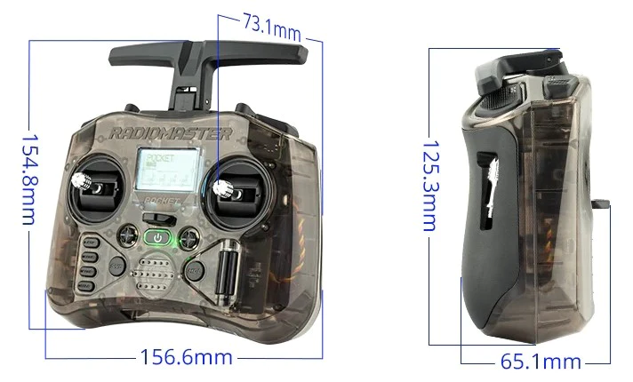 Radiomaster Pocket LBT para UE - Radiomaster Pocket Elrs M2 reseña y precio